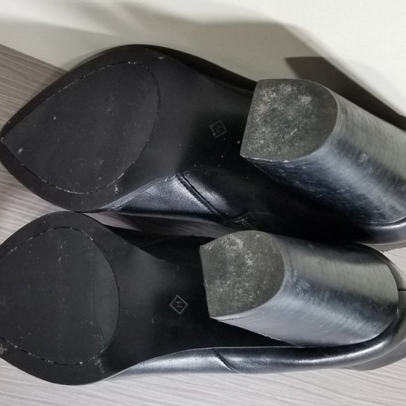 Halogen Bergen Pointed Toe Boot, Black Leather, Womens Size 7 M - Picture 9 of 11